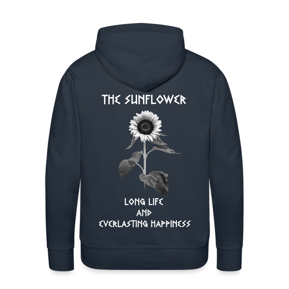 Hoodie: The Sunflower - navy