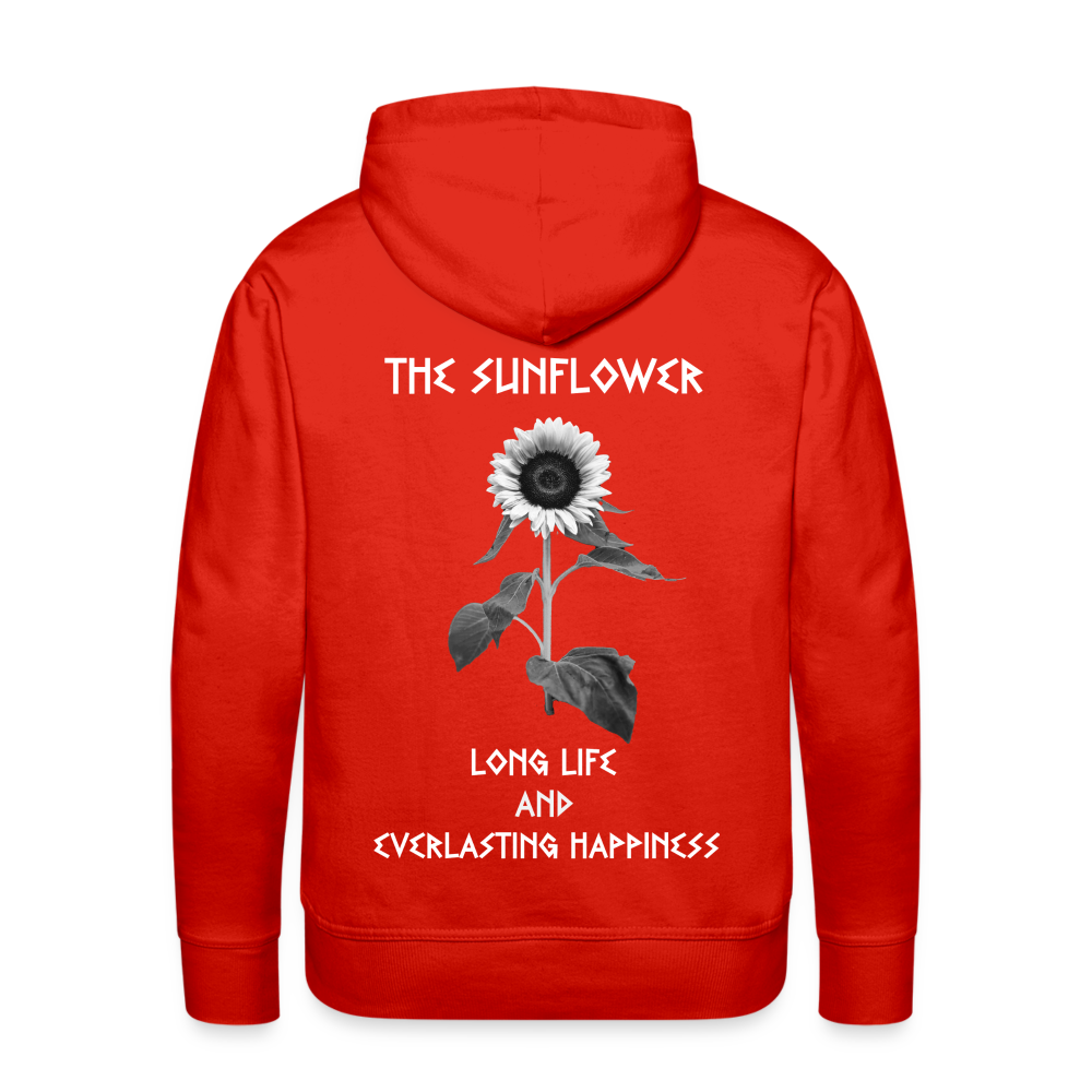 Hoodie: The Sunflower - red