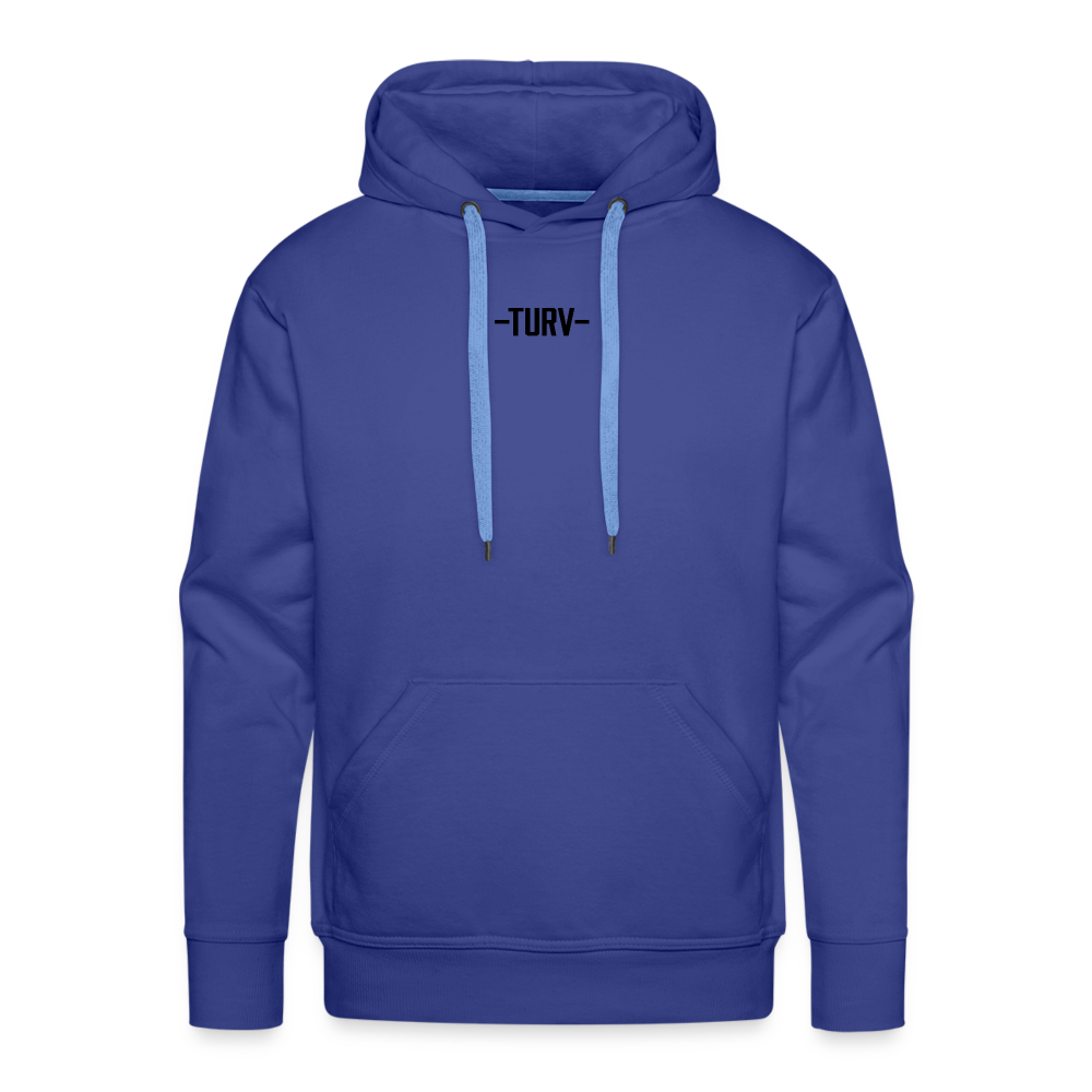 Hoodie Buterfly White - royal blue