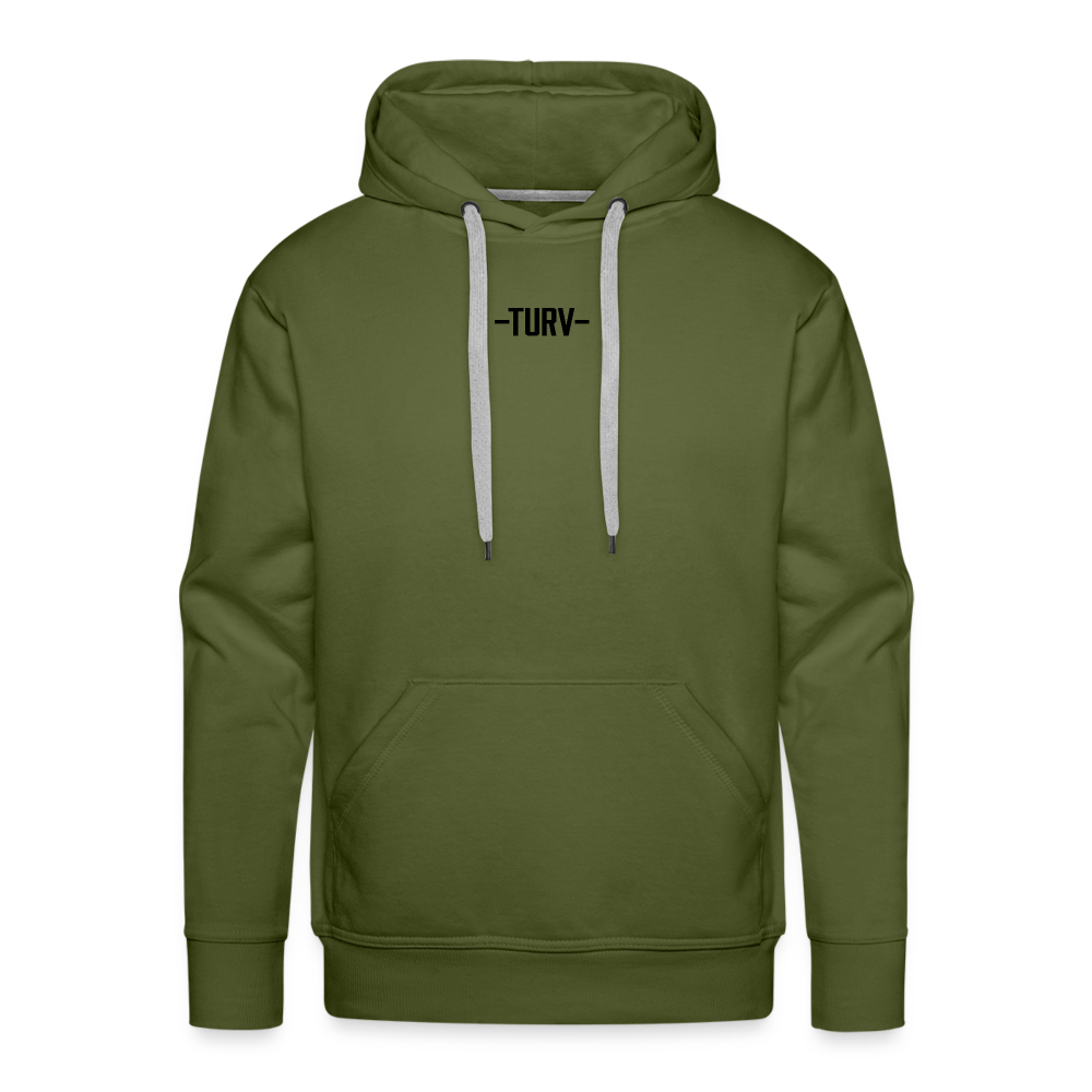 Hoodie Buterfly White - olive green