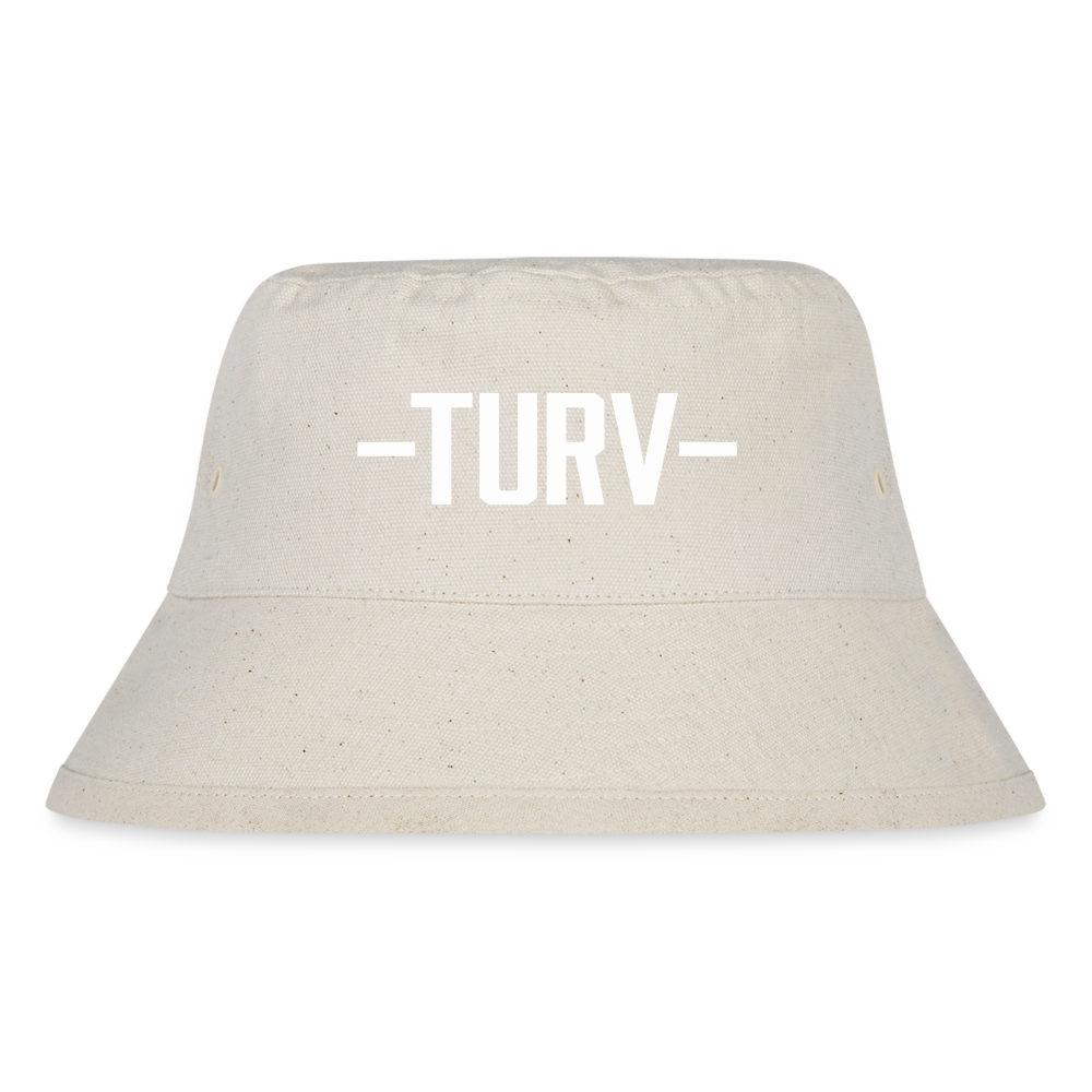 TURV: BUCKET HAT BLACK - natural