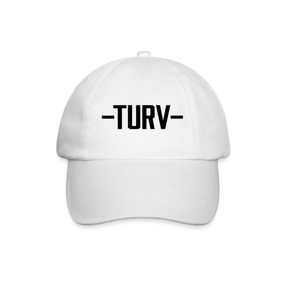TURV: Baseball Cap - white/white