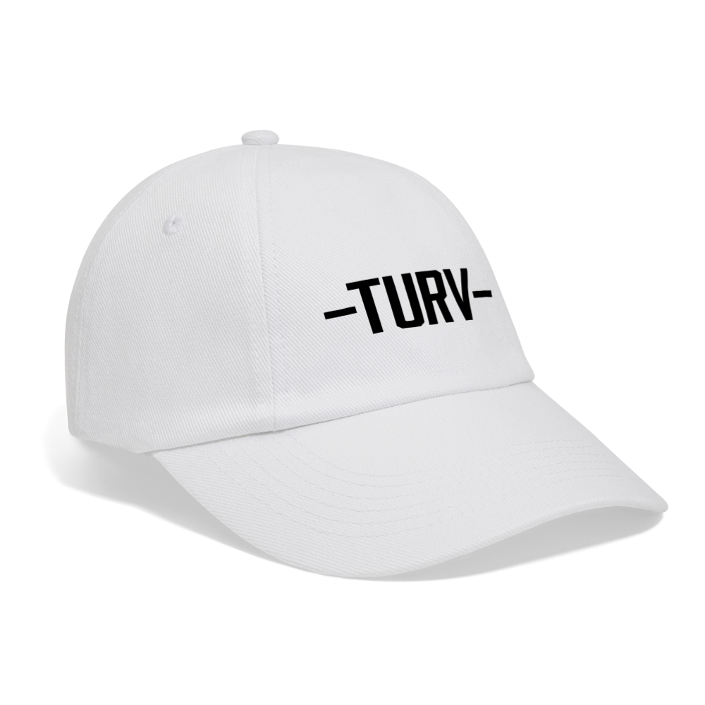 TURV: Baseball Cap - white/white