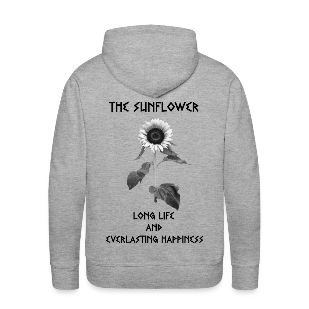 Hoodie white: Sunflower - heather grey