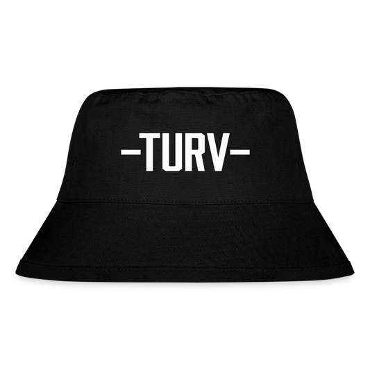 TURV: BUCKET HAT BLACK - black