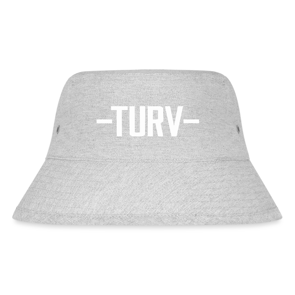 TURV: BUCKET HAT BLACK - heather grey