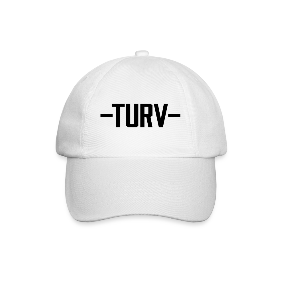 TURV: Baseball  Cap - white/white
